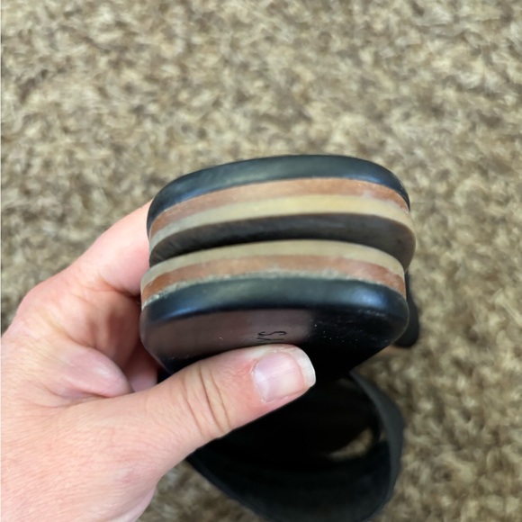 Rothy's Triple Band Black Sandals - Picture 4 of 5